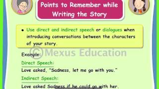 Story Writing Using a Line or Title  English Grammar  iken  ikenedu  ikenApp [upl. by Honora]