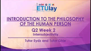 Intersubjectivity  Introduction to the Philosophy of the Human Person  Quarter 1 Week 6 [upl. by Sholley]