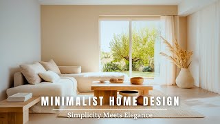 Minimalist Home Design Simplicity Meets Elegance [upl. by Gnuh]