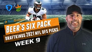 DRAFTKINGS amp FANDUEL NFL WEEK 9 DFS PICKS  THE DAILY FANTASY 6 PACK [upl. by Lesirg]