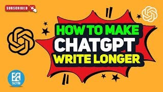 How to Make ChatGPT Write Longer 2024 [upl. by Akered]