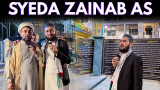 Mufti Fazal Hamdard Visit Syeda Zainab SHABEEH IN Karachi [upl. by Enimisaj]