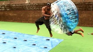 SLIP AND SLIDE MOUSETRAP DEATHBALL CHALLENGE wTGFBRO [upl. by Williamsen]