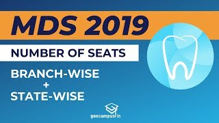 MDS 2019 Number of Seats [upl. by Jeremias]