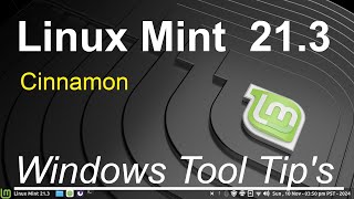 Linux Mint 213  Cinnamon  Windows Settings Tool Tips [upl. by Leontina]