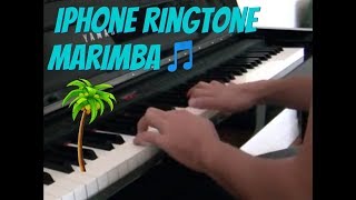 Iphone ringtone Marimba piano variations sheetmidi [upl. by Jere]