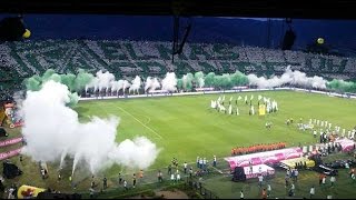 LA MEJOR SALIDA DE ATLNACIONAL FINAL COPA LIBERTADORES 2016 [upl. by Delbert820]