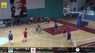 NEÜ amp KTÜ BASKETBOL BÖLGESEL LİG MÜSABAKASI [upl. by Adalbert]