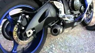 Suzuki GSXR 600 K7 Leo Vince amp Kawa ZX 10R 2009 Bodis [upl. by Aineles]