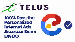 Telus personalized internet ads assessor EWOQ Exam help TelusEWOQExamtelus SMS9063639063 [upl. by Annabel]