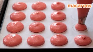 How to make macarons at home  Easy Egg yolk buttercream fillingSub [upl. by Retep]