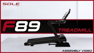 F89 Treadmill Assembly Guide [upl. by Idnahk]