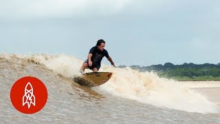 Surfing the Amazon River’s Endless Wave [upl. by Eilyab]