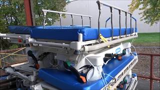 Hill Rom P8005 Durastar Stretcher Gurney [upl. by Cnut]