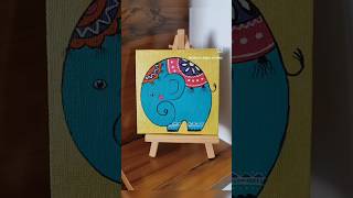 Easy elephant painting painting acrylicpainting easy art cute [upl. by Aldarcy]