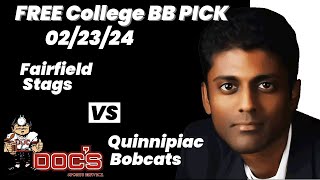 College Basketball Pick  Fairfield vs Quinnipiac Prediction 2232024 Free Best Bets amp Odds [upl. by Enaek]