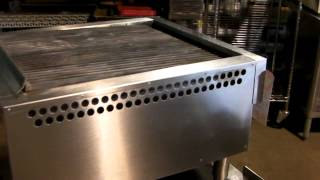 Bakers Pride 24quot High Performance Radiant Char Broiler  Demo Unit [upl. by Oak]