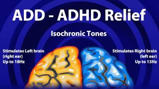 ADD ADHD Relief  Isochronic Tones just tones [upl. by Hanzelin]