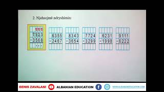 5 02 004 Java e parë Matematikë Zbritja e numrave deri në 10000 fq 7 [upl. by Tommi]