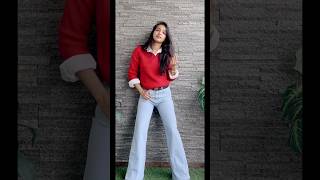 Lets style Wide Leg Jeans  outfit ideas  outfitideas shorts [upl. by Htennek]