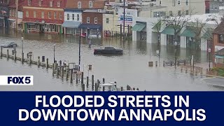 Flooding concerns in Annapolis and other parts of DC region [upl. by Nuawed]