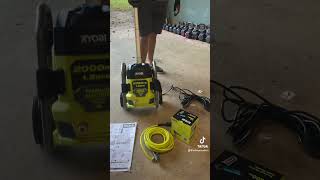 Unboxing The Ryobi 2000 PSI Electric Pressure Washer [upl. by Auop337]