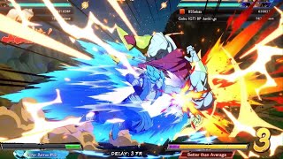 DRAGONBALL FighterZ Bardock DBZ Broly DBS Broly vs SSB Gogeta Vegeta DBS Broly [upl. by Akoyin]