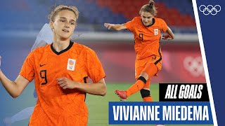 All Vivianne Miedema Olympic goals ⚽️ [upl. by Yatnoj678]