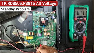 TP RD8503PB816 Modharbord All Voltage  TP RD8503PB816 Standby problem [upl. by Pasia]