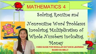 Solving Problems involving Multiplication of Whole Numbers [upl. by Olmsted438]