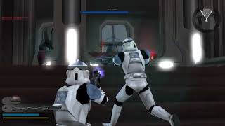 Star Wars Battlefront 2 2005 Campaign Knightfall [upl. by Suicul]