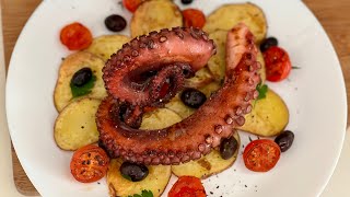 Polpo Cotto a Bassa Temperatura  🐙  Polpo alla Piastra con Chips di Patate [upl. by Andros686]