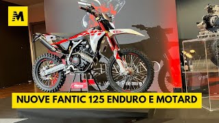 Fantic 125 XEF e XMF a EICMA 2024 [upl. by Burdett614]