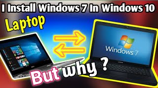 Install Windows 7 in latest generation laptops  Downgrade Windows 10 to Windows 7  Full video [upl. by Ania]