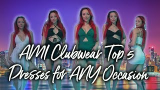 AMI Clubwear Top 5 Sheer Dresses for ANY Occasion  Try on amp Review Haul [upl. by Ursi]