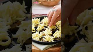 Cheese Stuffed Mushrooms Recipe  How To Make Stuffed Mushroom [upl. by Corrine]