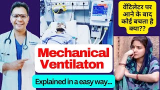 basic of mechanical ventilation ventilátor medicine icu criticalcare neetpg fmge [upl. by Ottinger]