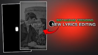 Instagram Trending Lyrics Video Editing  New Viral Lyrics Video Editing In Alight Motion [upl. by Lois]