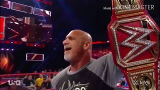 Goldberg Entrance as Universal Champion HD [upl. by Ttoile]