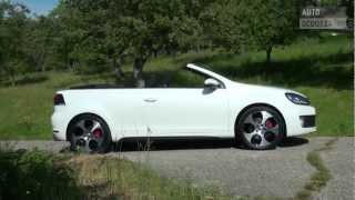 VW Golf GTI Cabrio Testbericht  AutoScout24 [upl. by Wanfried400]