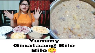 GINATAANG BILO BILO  BINIGNIT  GINATAN  LUGAW  SAMPELOT filipinofood pinoyfood [upl. by Past233]