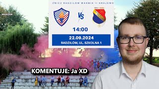 Znicz Radziłów VS Warmia II Grajewo [upl. by Sitoiyanap]