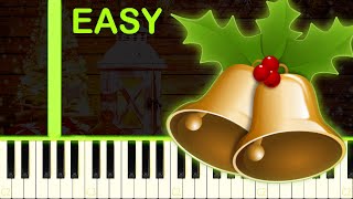 DECK THE HALLS  EASY Piano Tutorial [upl. by Irrabaj]