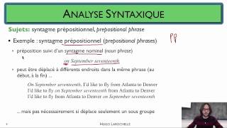 Traitement automatique des langues 62 Analyse syntaxique  constituant [upl. by Sadella768]