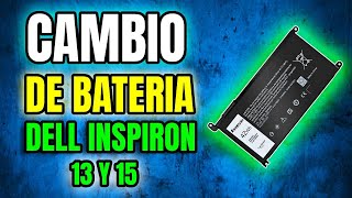 CAMBIO DE BATERIA DE LA DELL INSPIRON 13 [upl. by Galvan]