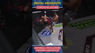 Blaydes vs Aspinall finishes comparison [upl. by Roane]