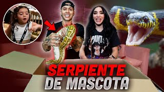 NOS DIERON UNA SERPIENTE REAL 🐍 Abriendo regalos de fans 🤯 Jukilop  Kimberly Loaiza [upl. by Ytomit]