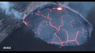 Kīlauea Summit Eruption — Lava Returns to Halemaʻumaʻu [upl. by Lillith]