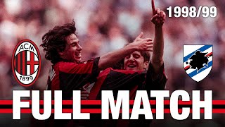 Ambrosini Leonardo and Ganzs induced owngoal  AC Milan v Sampdoria  Full Match [upl. by Floridia873]