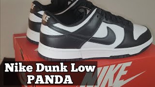 Nike Dunk Low PANDA Unboxing Review amp On Feet [upl. by Otter391]